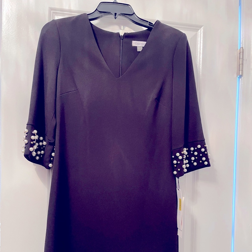 Brand new pearl beaded Calvin Klein dress❤️